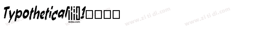 Typothetical 1字体转换